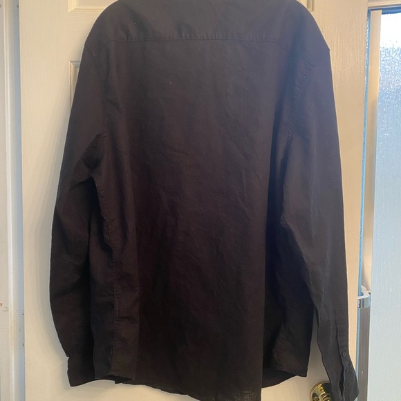 Calvin Klein Black Casual Button Down Shirt - Picture 3 of 9